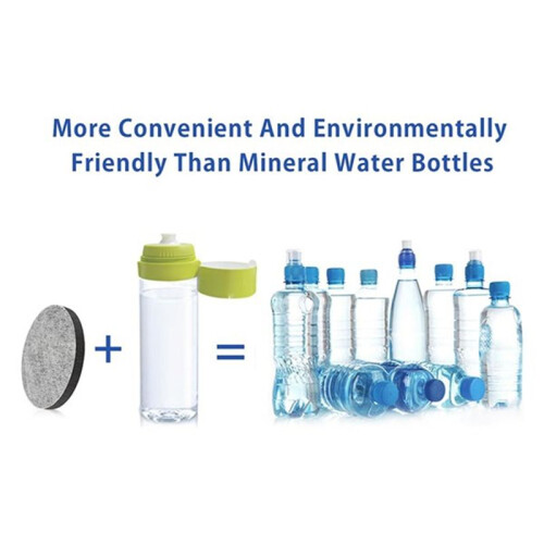 3 Pcs MicroDisc Water Filter for  Fill and Go Water Filter Bottles Carafes, Water Filter MicroDisc Reduce Chlorine 2