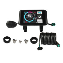 UKC1 24/36/48/52/60/72V Universal Colorful Electric Bicycle LCD Display with USB Charging Function B