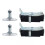 4 PCS Lower & Upper Left & Right Catch  Hood Lock for  E46 E39 E52 E53 51238229807 51238203859 2