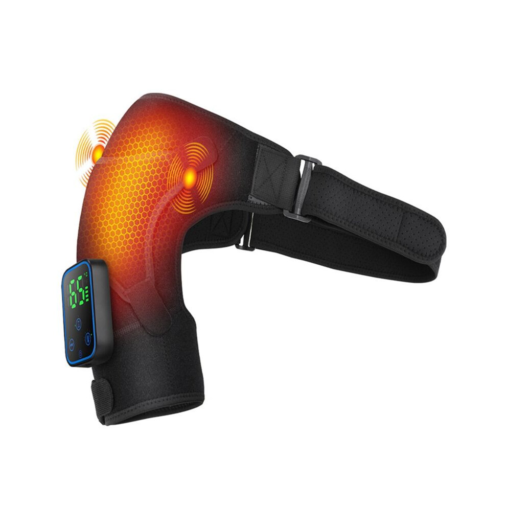 Portable Heated Massage Shoulder Pad  Touchscreen Massage Shoulder Pad Heating Shoulder Pad Heated Shoulder Brace