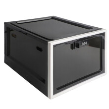 Lock Box voor Medicijnen, Voedsel en Telefoon Transparant Plastic Grote Afsluitbare Opbergruimte Make- Organizer Koelkast Organizer