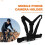 Adjustable Phone Clip Holder,Chest Strap Fixation Bracket for Sport Camera Mobile Phone Camera Holder 6