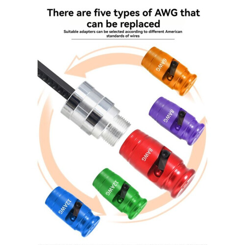 Wire Stripping for Drill,Wire Stripping Tool&Wire Twisting Connector,Wire Twister Tool for Drill,Drill Wire Stripping 2