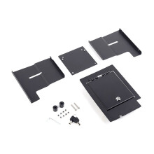 Organisateur de Console Centrale Rangement Sécurisé pour 4Runner 2010-2024 Console Vault Boîte de Verrouillage de Sécurité Plateau D'Accoudoir