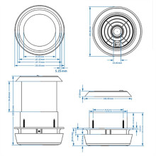 12V Solar Mushroom Exhaust Fan Top Mounted Circular Air Exchange Port Ventilation RV Modification Accessories