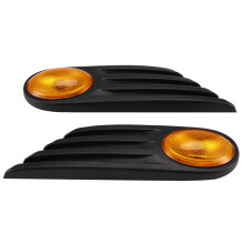 Couvercle de Voyant de Garde-Boue de Voiture 63132751503 63132751504 pour Cooper R56 R57 2007-2013 Panneau de Signalisation Latéral