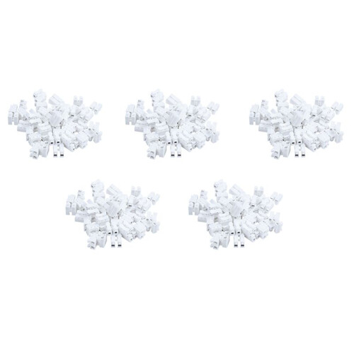 250PCS CH2 Spring Quick Wire Connector Cable Clamp Terminal Block Connector for LED Strip Light