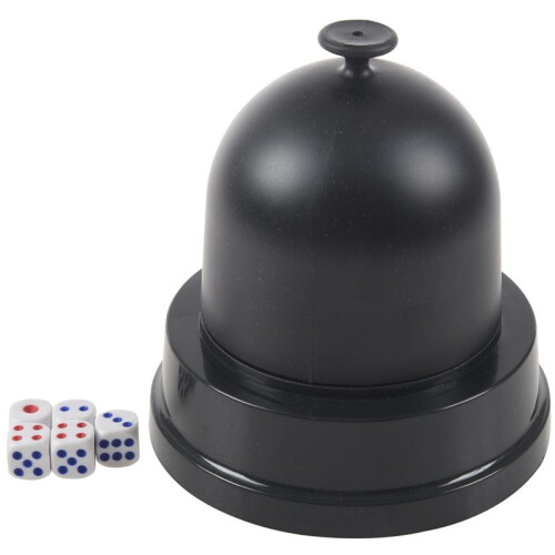 3 Pcs Automatic Dice Roller Cup Battery Operated with 15 Dice 1