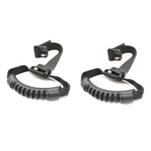 Canoe Side Mount Handle For Outdoor Enthusiasts, Adjustable Safety Grip Universal Vehicle Handle, 2PCS Black