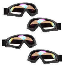 Gafas multideporte con acolchado de esponja de alta densidad a prueba de polvo y lente de policarbonato reforzada. La opción ideal para esquí,