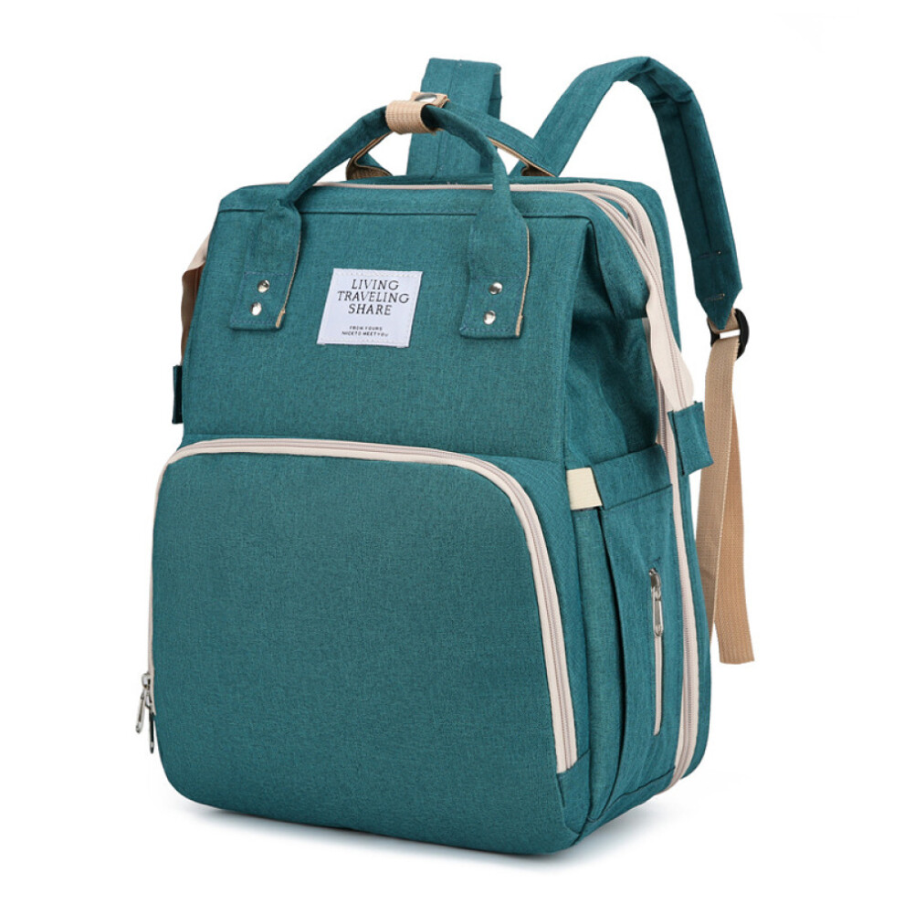 Stylish Design Diaper Bag Backpack For Parents, Multifunctional Pocket With Insulated Bottle Pockets And Ergonomic Shoulder Straps, Convertible To