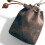 Leather Accessories Hanging Case Multifunctional Wall-Wine red 3