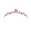 Crystal Princess Crown Lightweight Design Headpiece-Pink 1