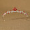 Crystal Princess Crown Lightweight Design Headpiece-Pink 7