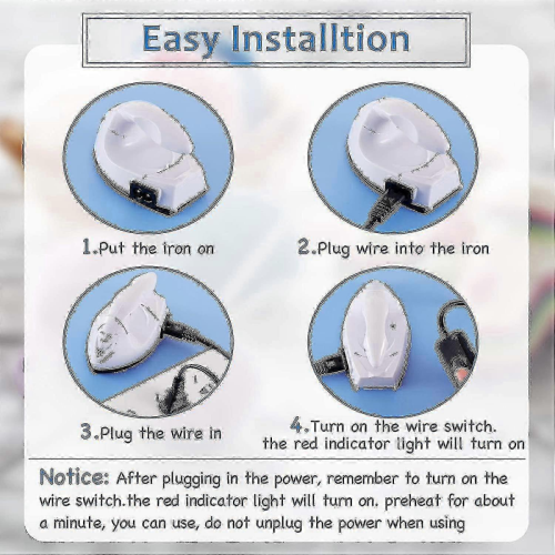 (Free shipping)Small Heat Press Machine - Easy-to-Use Mini Iron 2
