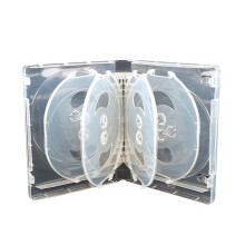 1PC 10 DVD étui à bijoux boîte à bijoux transparente-Blanc