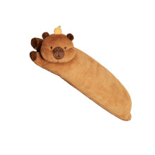 Long Capybara Plush Pillow For Enhances Comfort During-brown S