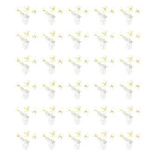 30 Pcs Fishtanks Landscape Artificial Plant-Milky white