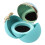 Delicate bloem hart ringen houder ringen container-cyaanblauw 1