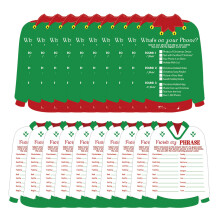 Pack Of 20 Unique Challenge Cards for New Year and Christmas