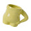 Elegant Belly Shape Ceramic Cup Unique Coffee Cups-Melon Green 1