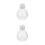 2Stk Aroma Diffuser Flaschen Aus , Transparent, Bunt 10