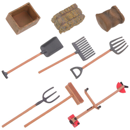 2Sets Mini Hausgarten Modell Aus Robustem Material Für Kinder 1