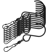 30Stk Schwarze Aufhängehaken Für Windspiele, & Vogelhaus