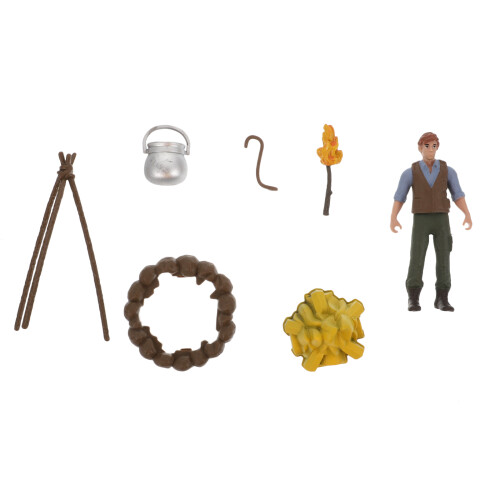 7 sets mini figuren menschenmodelle camping landschaft, exquisit