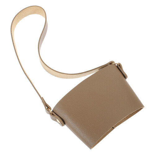 Handheld Coffee Sleeve Leren Drinkdrager Voor Koffiebeker