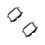 2 Weiß Watch Anti-Scratch Case Edge Bumper Schutz 9