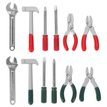 6 Stuks Mini Poppenhuis Metaal Voor Reparatie Decoratie