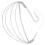 Witte Multilayer Rhinestone Body Chain Waist Belt Dames 1