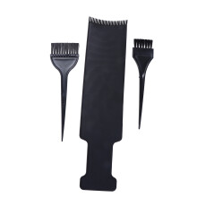 3 Stuks Lange Plank Haarkleuren Kam Voor Tinten Diy Gebruik (Zwart)