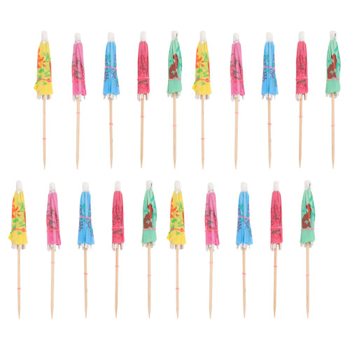 60 Stuks Cocktailparaplu's Picks Voor Drankjes En
