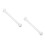 2St Plastic Mini Skeleton Wit Voor Halloween En Carnavalsdecor 10