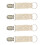 12St Beige Luxe Hoedclips Outdoor Kind Veiligheid 1