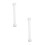 2St Plastic Mini Skeleton Wit Voor Halloween En Carnavalsdecor 5