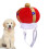 1St Rood Pet Kroonhoedje Elastisch Materiaal Cosplay 5