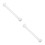 2St Plastic Mini Skeleton Wit Voor Halloween En Carnavalsdecor 6