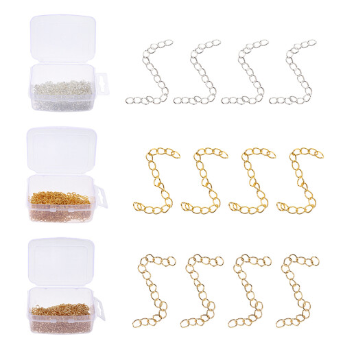 Bracelet Extenders IJzer Wit K 3 Dozen