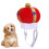 1St Rood Pet Kroonhoedje Elastisch Materiaal Cosplay 6