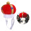 1St Rood Pet Kroonhoedje Elastisch Materiaal Cosplay 8