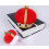 1St Rood Pet Kroonhoedje Elastisch Materiaal Cosplay 11