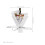 4St Gedroogde Bloem Auto Luchtrooster Clip Wit Elegante Diffuser 2