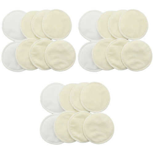 24St Lichtgeel Bamboe Nursing Pads Herbruikbaar Super Absorberend 2