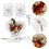 4St Gedroogde Bloem Auto Luchtrooster Clip Wit Elegante Diffuser 9