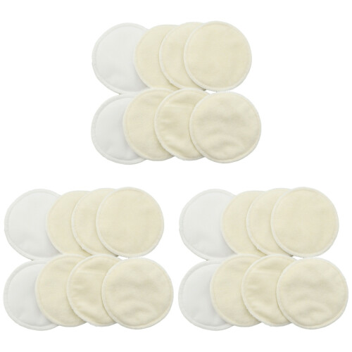 24St Lichtgeel Bamboe Nursing Pads Herbruikbaar Super Absorberend 1