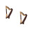 2Stk -Harfe Mini Holzharfe Mit Aufbewahrungsbox 3