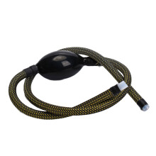 Tube de vidange de plateau à thé avec sphère-Soie plate or noir